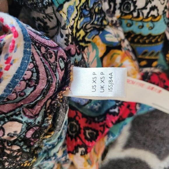 Anthropologie Wide Leg Crop Jumpsuit Sz Xsmall Calais Resort Boho Beach Vacation - Picture 3 of 13